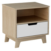 Western Designs Light Oak Galway Bedside Table