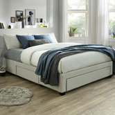 Western Designs Astro Queen Storage Bed Base with Pocket Spring Mattress