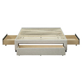 Western Designs Astro Queen Storage Bed Base with Pocket Spring Mattress