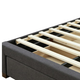 Western Designs Dark Grey Astro Queen Storage Bed Base
