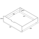 Western Designs White Skye Drawers