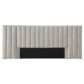 Western Designs Oat White Alhambra Upholstery King Bed