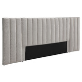 Western Designs Oat White Alhambra Upholstery King Bed