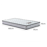 Western Designs Bedzone Pocket Spring Single Mattress