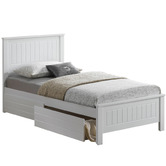 Western Designs Leo Single Bed with 2 Drawers