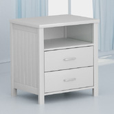 Western Designs White Leo Bedside Table