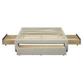 Western Designs Oat White Astro Storage Bed Base