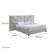 Western Designs Oat White Spring 3 Drawer Bed Frame