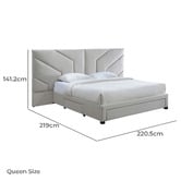 Western Designs Beige Spring 3 Drawer Bed Frame