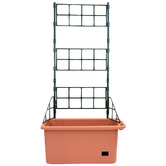 Garden Emporium Riley Box Planter with Trellis
