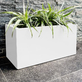 Garden Emporium 30cm Willow Galvanised Steel Box Planter