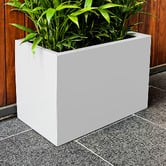 Garden Emporium Willow Rectangular Galvanised Steel Box Planter