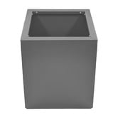 Garden Emporium Willow Square Galvanised Steel Box Planter
