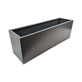 Garden Emporium Willow Rectangular Galvanised Steel Box Planter