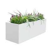 Garden Emporium 30cm Willow Galvanised Steel Box Planter