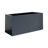 Garden Emporium 30cm Willow Galvanised Steel Box Planter