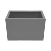 Garden Emporium Willow Rectangular Galvanised Steel Box Planter