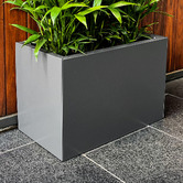 Garden Emporium Willow Rectangular Galvanised Steel Box Planter