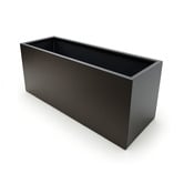 Garden Emporium Willow Rectangular Galvanised Steel Box Planter