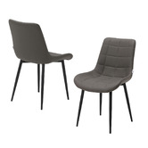 Haven Cove Furniture Keat Faux Leather Dining Chairs
