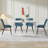 Haven Cove Furniture Maizie Faux Leather Dining Chairs