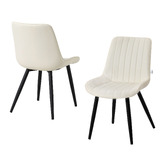 Haven Cove Furniture Maizie Faux Leather Dining Chairs