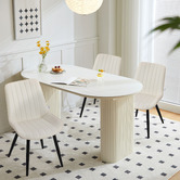 Haven Cove Furniture Maizie Faux Leather Dining Chairs