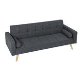 Haven Cove Furniture Kash 3 Seater Linen Double Sofa Bed