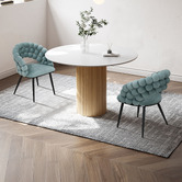 Haven Cove Furniture Merlene Dutch Velvet Dining Chairs