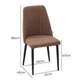 Haven Cove Furniture Kate Linen Dining Chair
