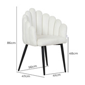Haven Cove Furniture Huxley Dutch Velvet Dining Chairs