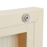 Haven Cove Furniture Chloe 1 Door Fluted Bedside Table