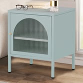 Haven Cove Furniture Chloe 1 Door Fluted Bedside Table