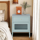 Haven Cove Furniture Hewitt 1 Drawer &amp; 1 Door Bedside Table