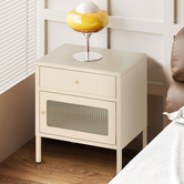 Haven Cove Furniture Hewitt 1 Drawer &amp; 1 Door Bedside Table