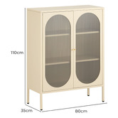 Haven Cove Furniture Chloe 2 Door Fluted Sideboard