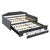 Haven Cove Furniture Deidara Queen Daybed with Trundle &amp; Storage