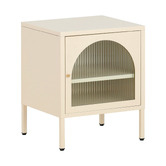 Haven Cove Furniture Chloe 1 Door Fluted Bedside Table