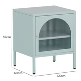 Haven Cove Furniture Chloe 1 Door Fluted Bedside Table