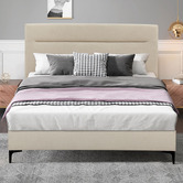 Haven Cove Furniture Emelia Upholstered Queen Platform Bed
