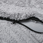 Haven Cove Furniture Grey Brady Inflatable Faux Fur Dog Bed