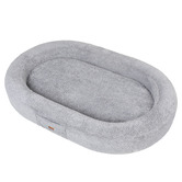 Haven Cove Furniture Grey Brady Inflatable Faux Fur Dog Bed