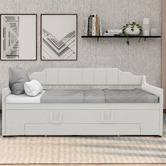 Haven Cove Furniture Deidara Queen Daybed with Trundle &amp; Storage