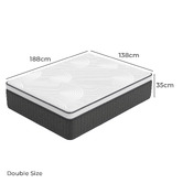 Haven Cove Furniture 35cm Medium Tripp Hybrid Euro Top Mattress