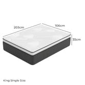 Haven Cove Furniture 35cm Medium Tripp Hybrid Euro Top Mattress