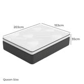 Haven Cove Furniture 35cm Medium Tripp Hybrid Euro Top Mattress