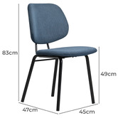 Haven Cove Furniture Dylan Upholstered Dining Chairs