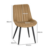 Haven Cove Furniture Blair Faux Leather Dining Chairs