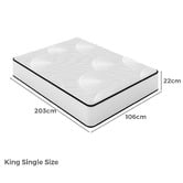 Haven Cove Furniture 22cm Medium-Firm Artis Pocket Spring Tight Top Mattress