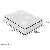 Haven Cove Furniture 22cm Medium-Firm Artis Pocket Spring Tight Top Mattress